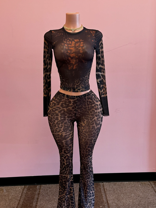 Cheetah Me 2 Piece Set - Cheetah Print